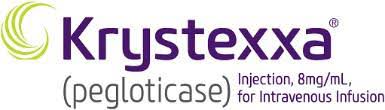 About Us, Krystexxa logo